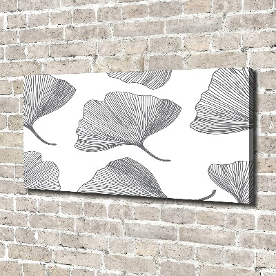Fotocuadro en lienzo de alta calidad horizontal Gingko