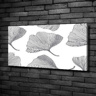 Fotocuadro en lienzo de alta calidad horizontal Gingko