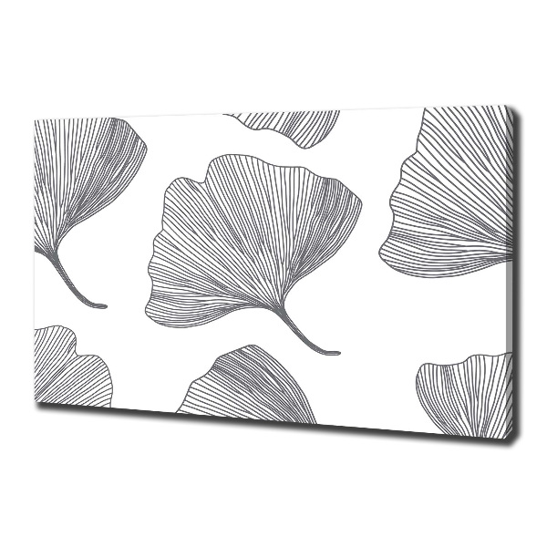 Fotocuadro en lienzo de alta calidad horizontal Gingko