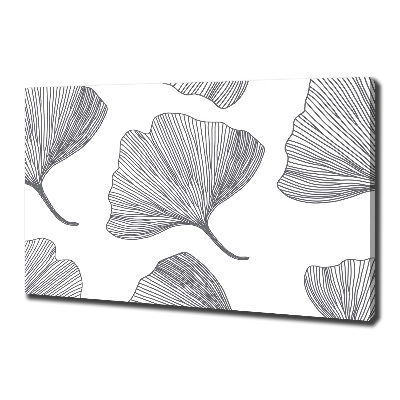 Fotocuadro en lienzo de alta calidad horizontal Gingko
