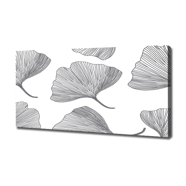 Fotocuadro en lienzo de alta calidad horizontal Gingko