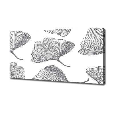 Fotocuadro en lienzo de alta calidad horizontal Gingko