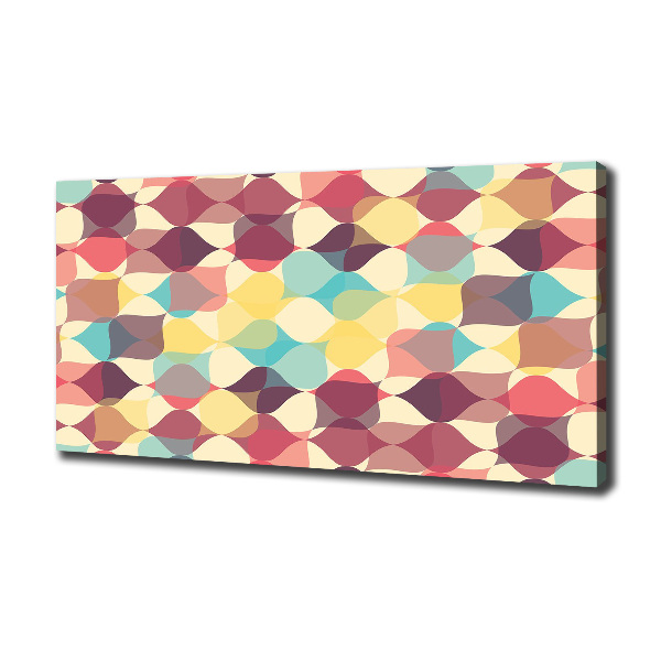 Fotocuadro en lienzo de alta calidad horizontal Fondo geométrico
