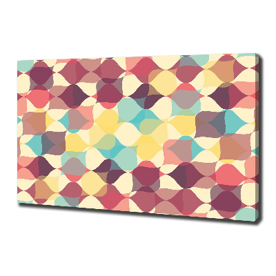 Fotocuadro en lienzo de alta calidad horizontal Fondo geométrico