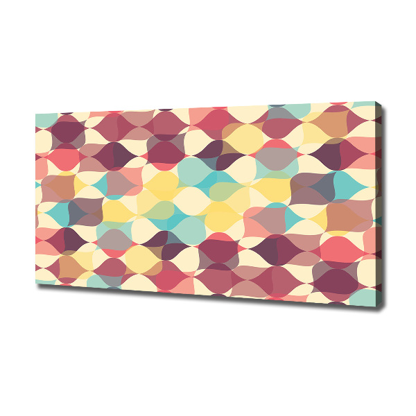 Fotocuadro en lienzo de alta calidad horizontal Fondo geométrico