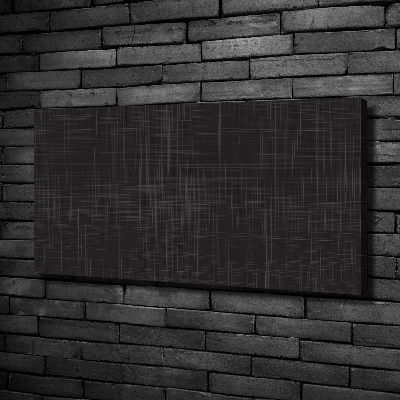 Cuadro canvas moderno de gran formato horizontal Textura de lino