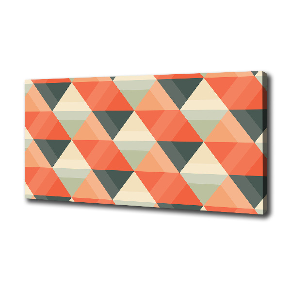 Cuadro canvas con impresión uv duradera horizontal Fondo geométrico