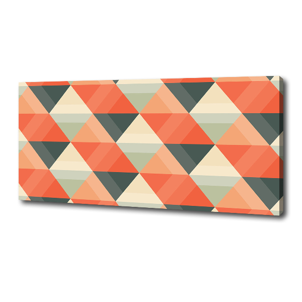 Cuadro canvas con impresión uv duradera horizontal Fondo geométrico