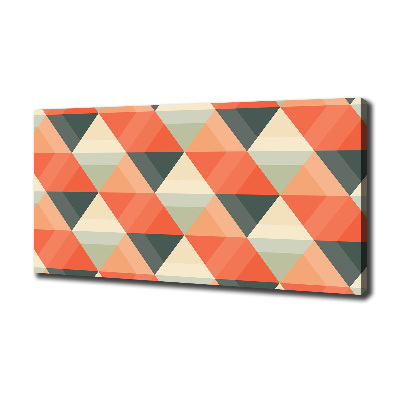 Cuadro canvas con impresión uv duradera horizontal Fondo geométrico