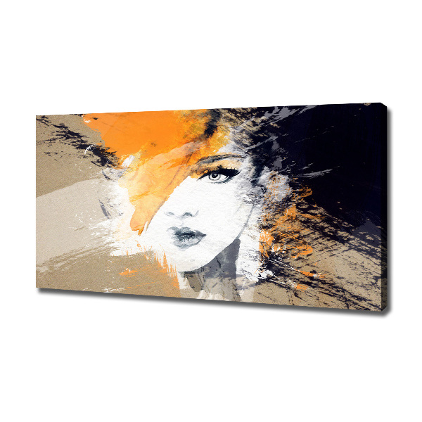 Fotocuadro en lienzo de alta calidad horizontal Retrato de una mujer