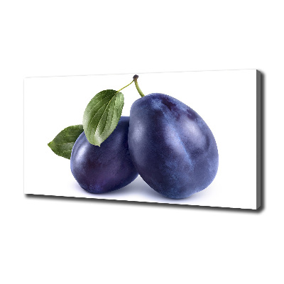 Cuadro canvas moderno de gran formato horizontal Ciruelas