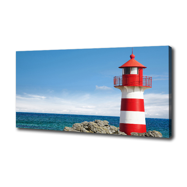 Cuadro canvas moderno de gran formato horizontal Faro