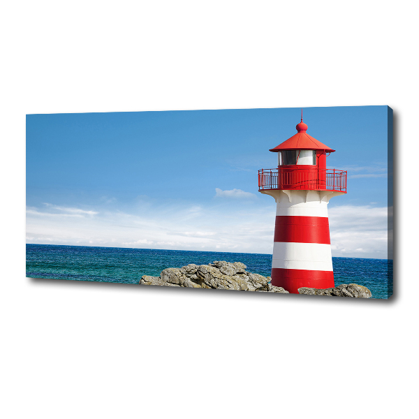 Cuadro canvas moderno de gran formato horizontal Faro