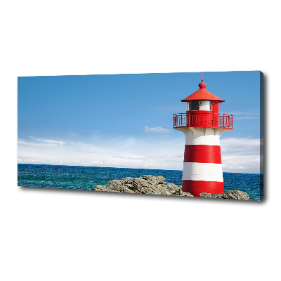 Cuadro canvas moderno de gran formato horizontal Faro