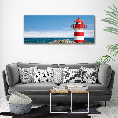 Cuadro canvas moderno de gran formato horizontal Faro
