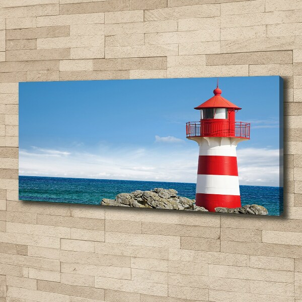 Cuadro canvas moderno de gran formato horizontal Faro