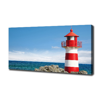 Cuadro canvas moderno de gran formato horizontal Faro