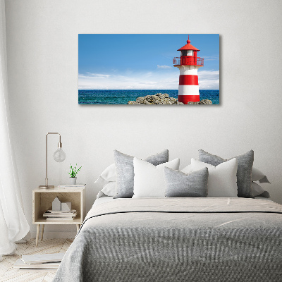 Cuadro canvas moderno de gran formato horizontal Faro