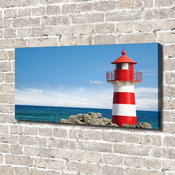 Cuadro canvas moderno de gran formato horizontal Faro