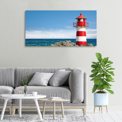 Cuadro canvas moderno de gran formato horizontal Faro
