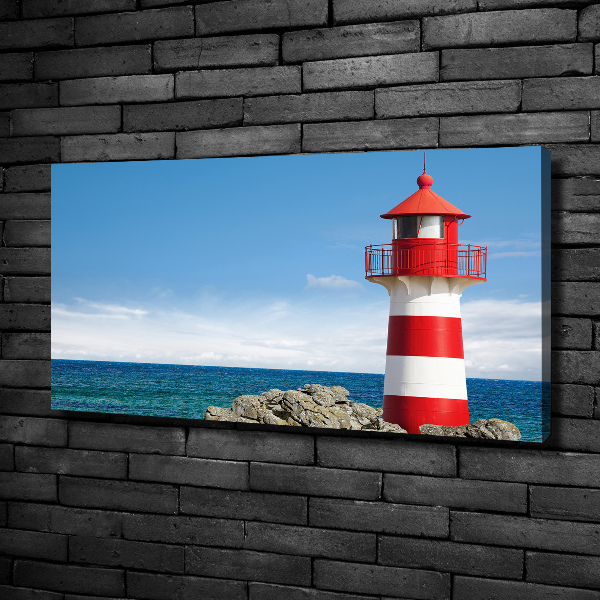 Cuadro canvas moderno de gran formato horizontal Faro