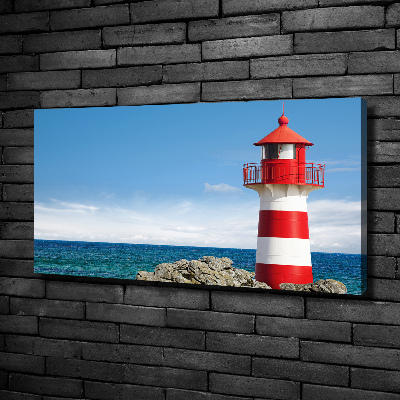 Cuadro canvas moderno de gran formato horizontal Faro