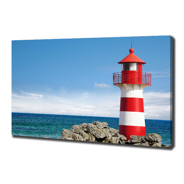 Cuadro canvas moderno de gran formato horizontal Faro