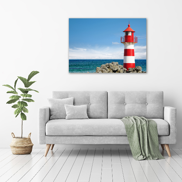 Cuadro canvas moderno de gran formato horizontal Faro