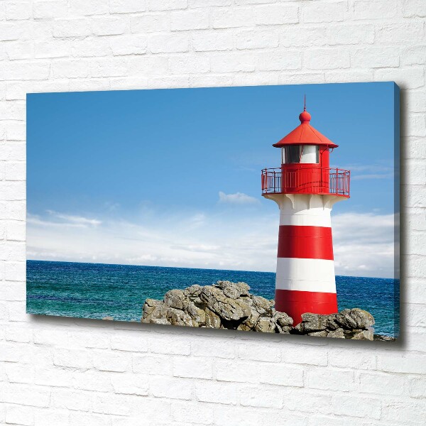 Cuadro canvas moderno de gran formato horizontal Faro