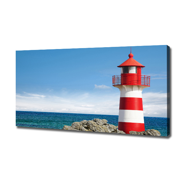 Cuadro canvas moderno de gran formato horizontal Faro