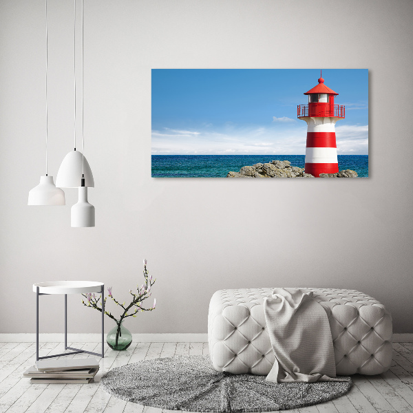 Cuadro canvas moderno de gran formato horizontal Faro