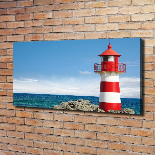 Cuadro canvas moderno de gran formato horizontal Faro