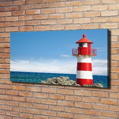 Cuadro canvas moderno de gran formato horizontal Faro