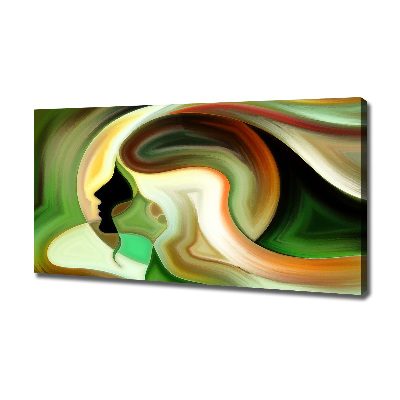 Foto en lienzo con acabado profesional horizontal Abstracción