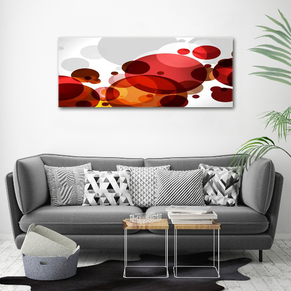 Cuadro canvas con impresión uv duradera horizontal Abstracción circular