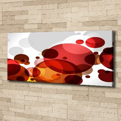 Cuadro canvas con impresión uv duradera horizontal Abstracción circular