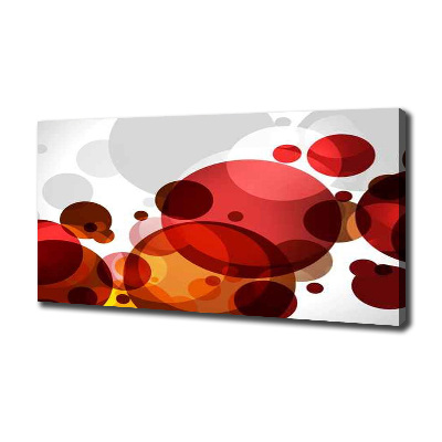 Cuadro canvas con impresión uv duradera horizontal Abstracción circular