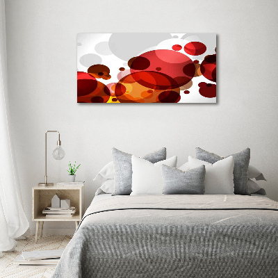Cuadro canvas con impresión uv duradera horizontal Abstracción circular