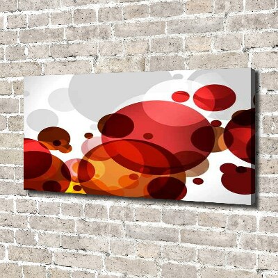 Cuadro canvas con impresión uv duradera horizontal Abstracción circular