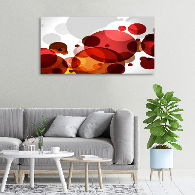 Cuadro canvas con impresión uv duradera horizontal Abstracción circular