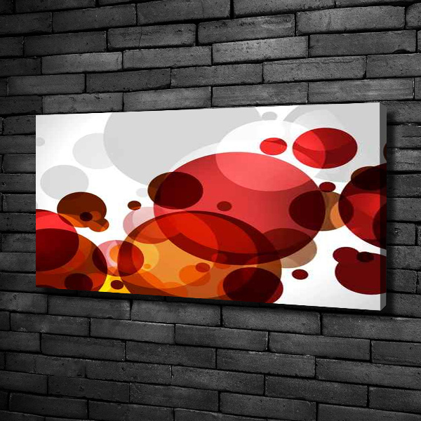 Cuadro canvas con impresión uv duradera horizontal Abstracción circular