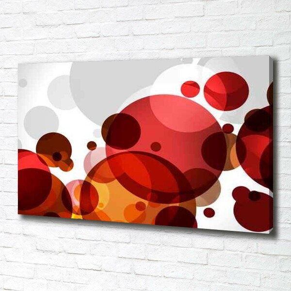 Cuadro canvas con impresión uv duradera horizontal Abstracción circular