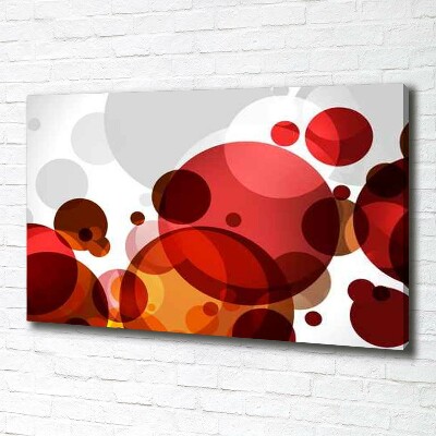 Cuadro canvas con impresión uv duradera horizontal Abstracción circular