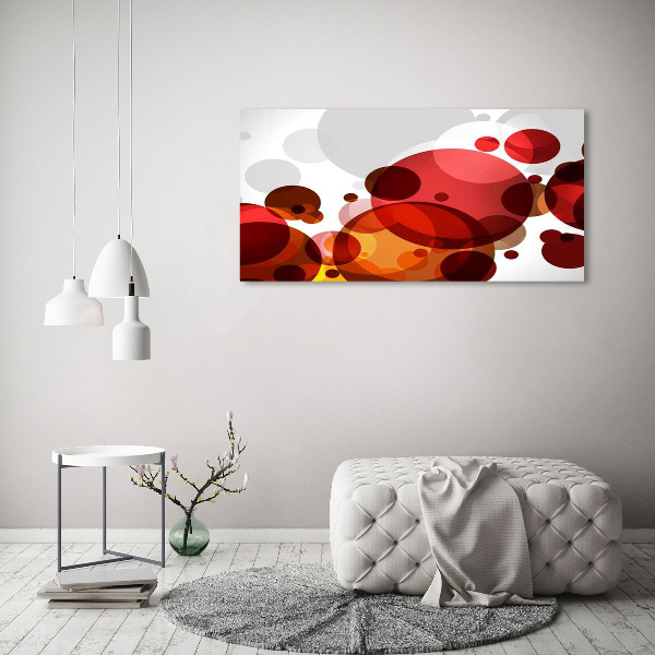 Cuadro canvas con impresión uv duradera horizontal Abstracción circular