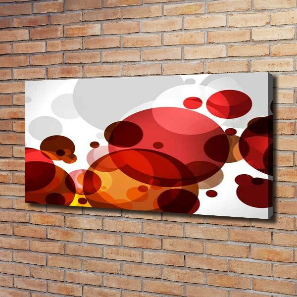 Cuadro canvas con impresión uv duradera horizontal Abstracción circular