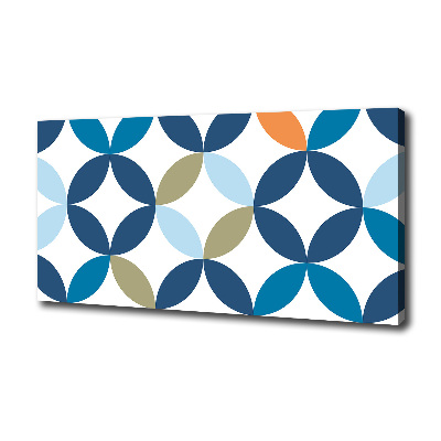 Cuadro canvas moderno de gran formato horizontal Fondo geométrico