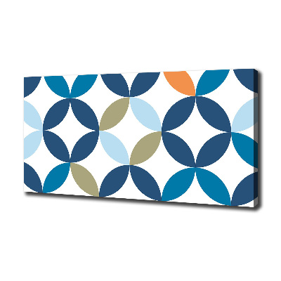 Cuadro canvas moderno de gran formato horizontal Fondo geométrico