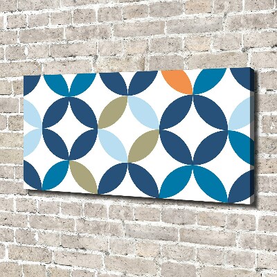 Cuadro canvas moderno de gran formato horizontal Fondo geométrico