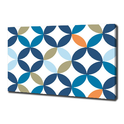 Cuadro canvas moderno de gran formato horizontal Fondo geométrico