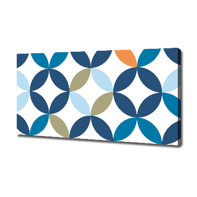 Cuadro canvas moderno de gran formato horizontal Fondo geométrico